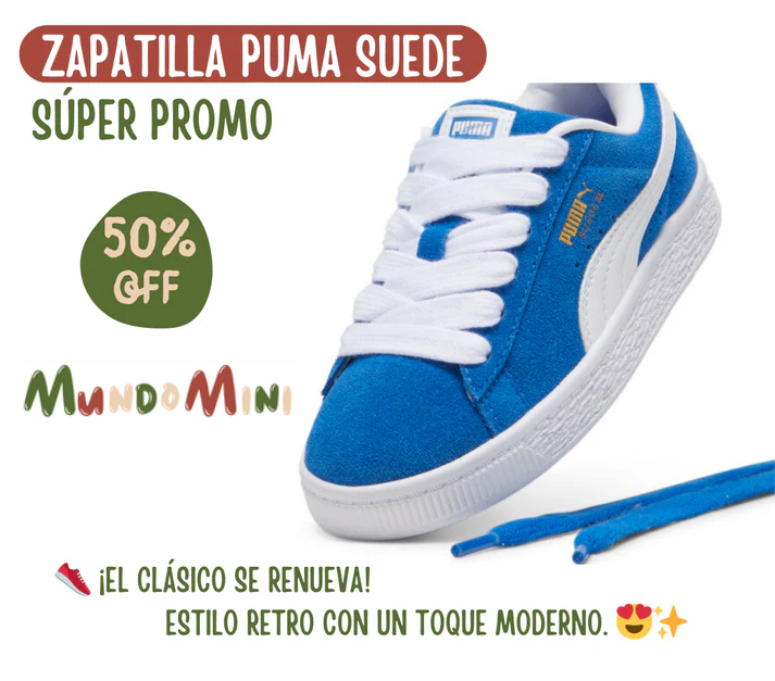 ZAPATILLA PUMA SUEDE XL - AZUL