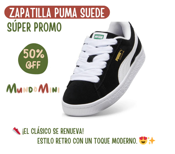 ZAPATILLA PUMA SUEDE XL - NEGRAS