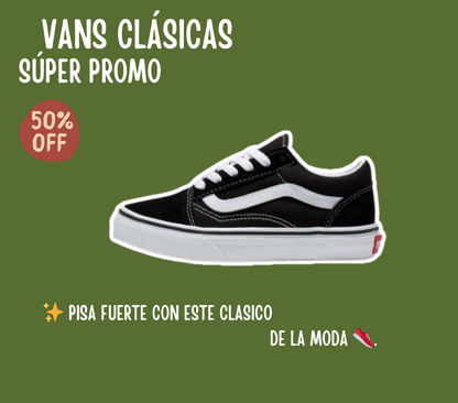 Vans Clásicos para Niños 👟